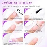gelike ec Gel Nail Glue 6 in 1 UV Base Coat Strengthener Blooming Gel view 9