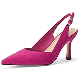 Rilista Women's Slingback Kitten Heels Closed