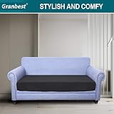 Granbest Premium Water-Repellent Sofa Seat Cushion Slipcover 2 Seater Black view 2