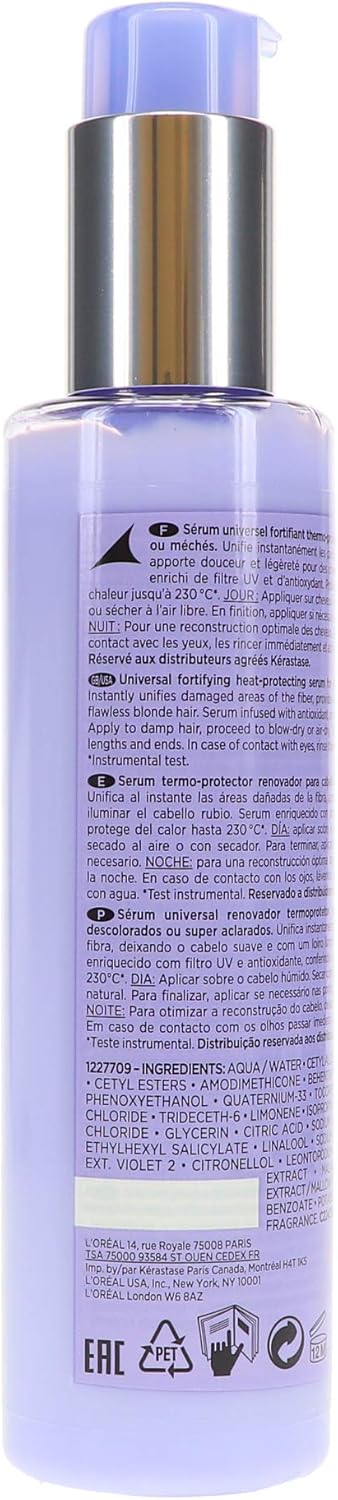 KERASTASE Blond Absolu Cicaplasme Hair Heat-Protecting Serum 5.1 Oz: Health & Personal Care