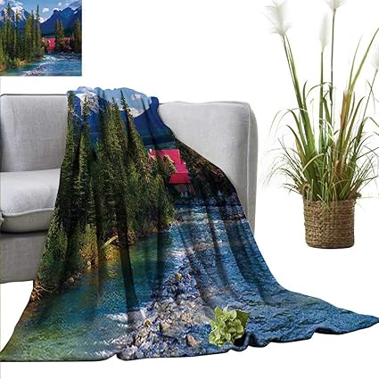 Amazon Com Homehot Nature Blanket Sheets Pipestone River Rushes