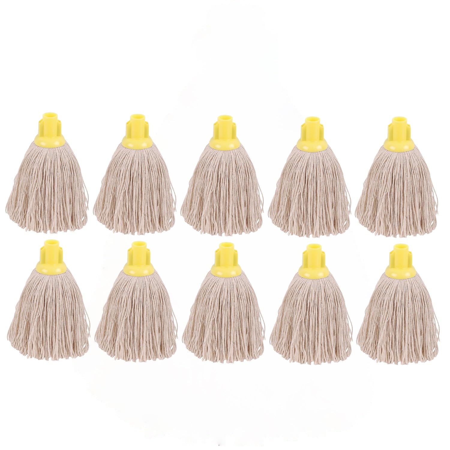 2Work Twine Rough Socket Mop 12oz Yellow (Pack of 10) 101851Y