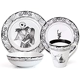 The Nightmare Before Christmas 16-Piece Dinnerware Set | Ceramic Dish Set