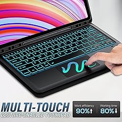 LDSOYIA Touchpad Keyboard Case for Xiaomi Redmi Pad