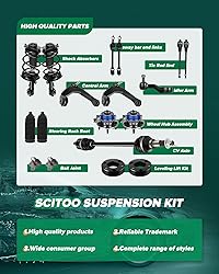 SCITOO 2PC Front Suspension Kit for Scion xA