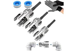 2026 New Pipe Tapping and Threading Tool, Premium Carbon Steel Dual-Function Internal & External Pipe Threader for 1/2", 3/4"