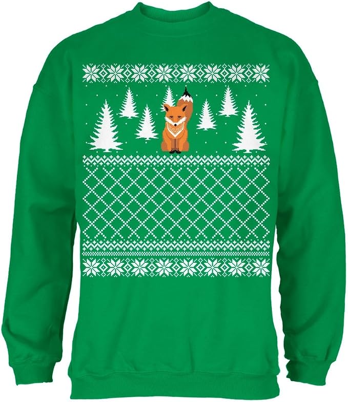 fox ugly christmas sweater