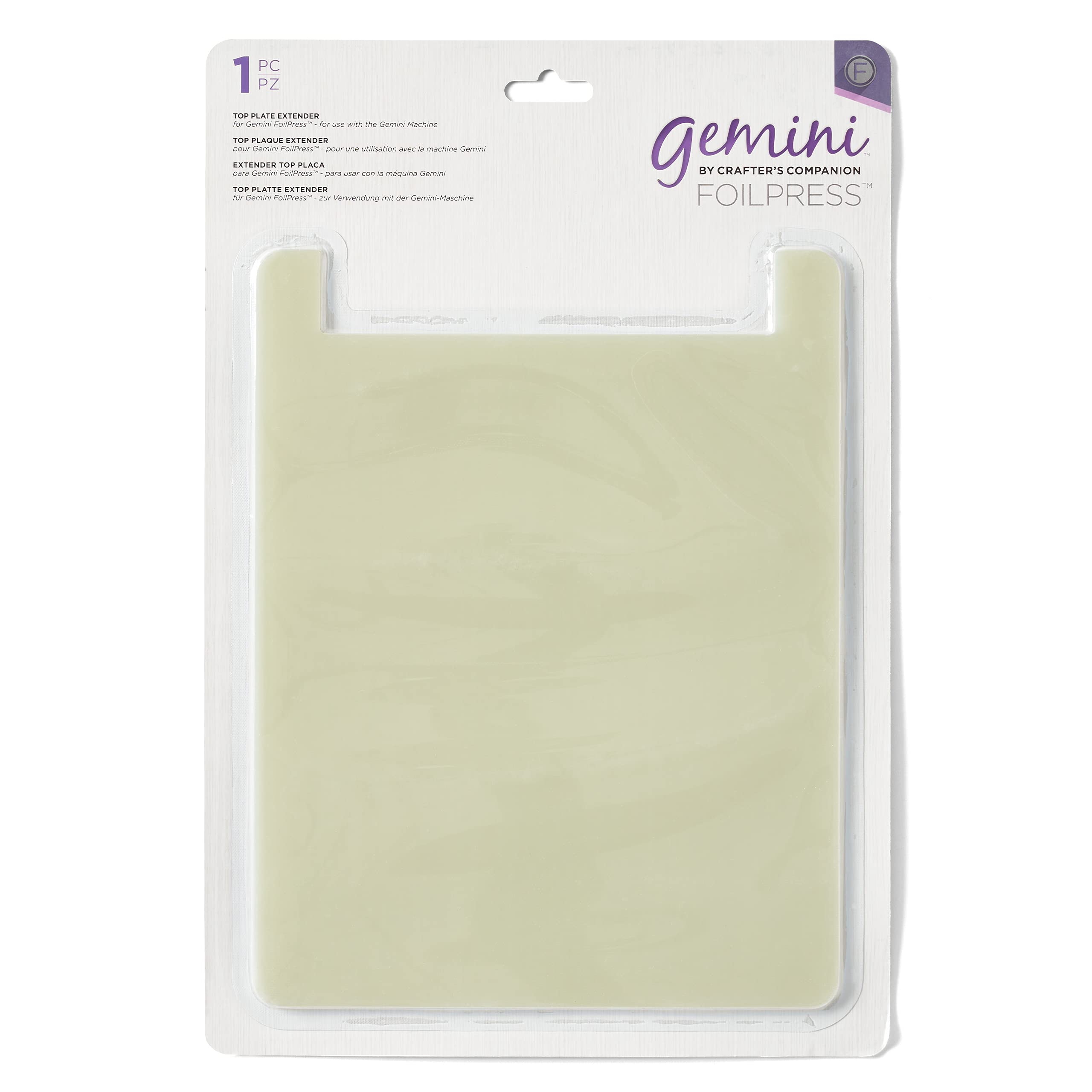 Gemini Foilpress-Top Plate Extender (1pc), One Size