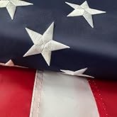 American Flag 3x5 Ft Heavy Duty American Flags for Outside with Embroidered Stars and Sewn Stripes US Flag with Brass Grommets Waterproof UV Resistant for High Wind All Weather (3x5 210D)