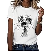 SOLY HUX Women's Funny Tshirts Summer Crewneck Short Sleeve Graphic Tees Vacation Clothes