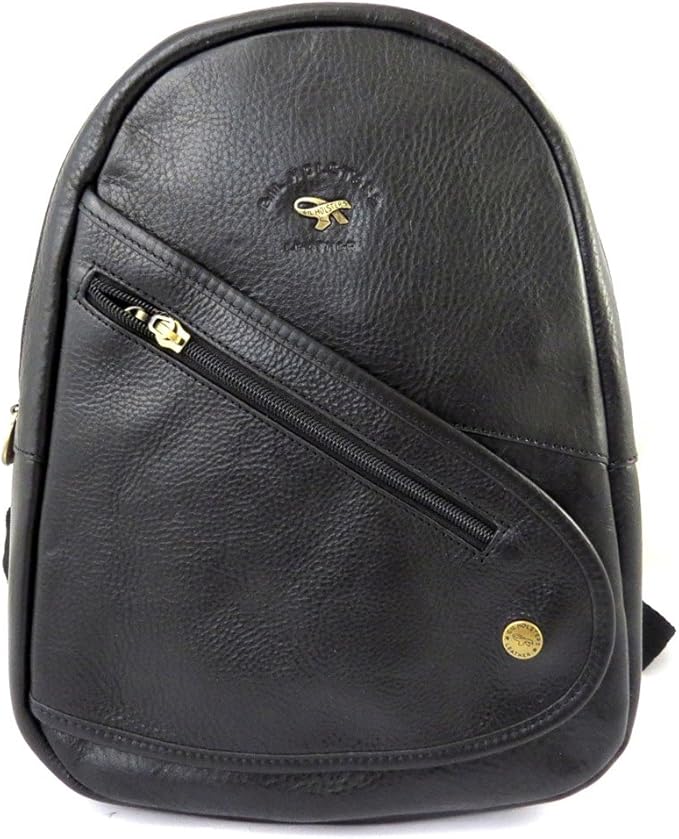Back leather bag 'Gil Holsters' black. Amazon.co.uk Luggage