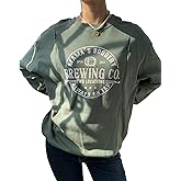 AEARGIV Women Causal Maternity Nursing Sweatshirt Comfort Friendly Zip Breastfeeding Pullover Tops Mama's Boobery Sweater