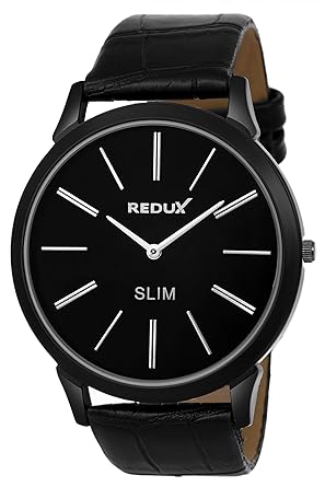Redux Slim Case Analog Black Dial Mens & Boys Watch RWS0211S
