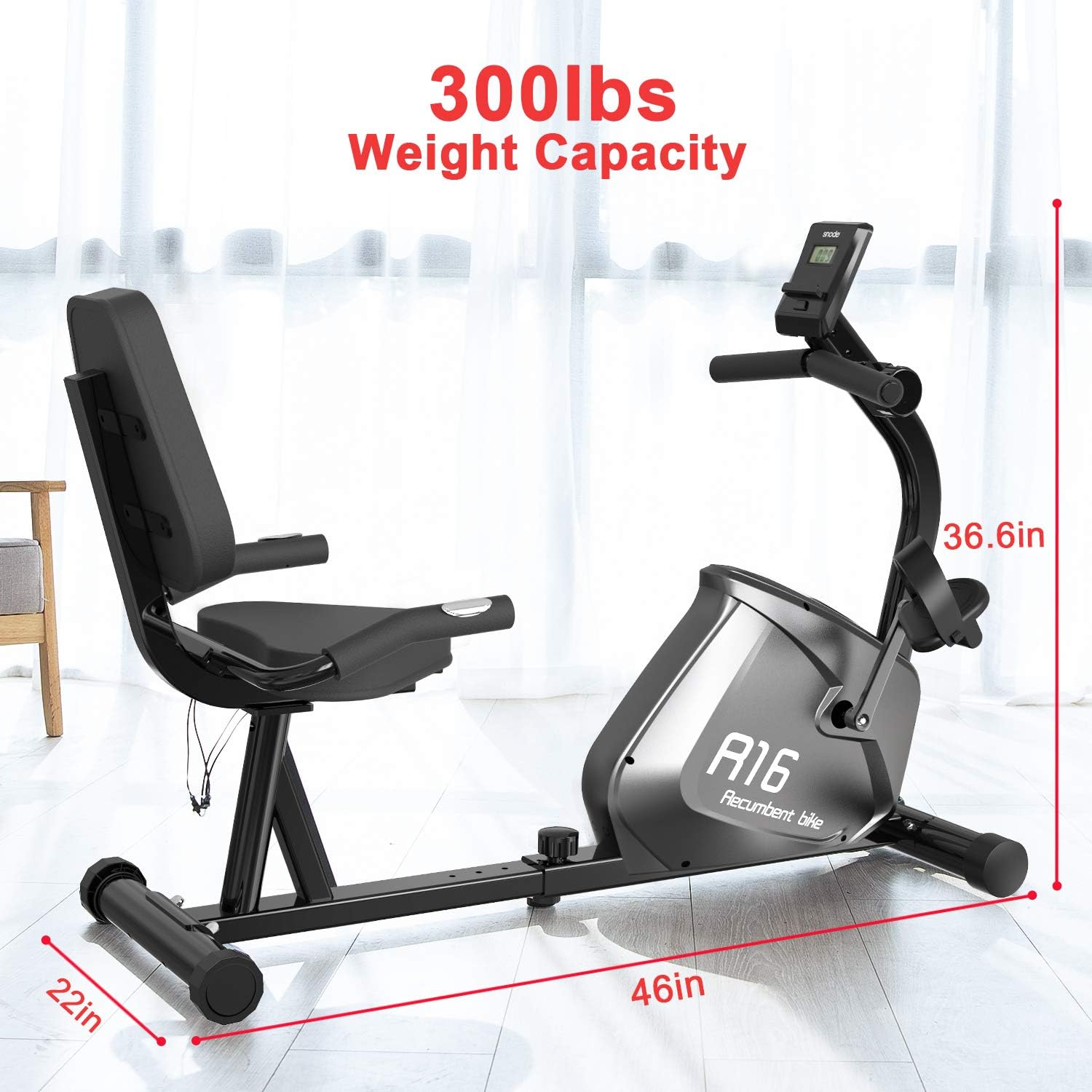 Snode magnetic recumbent exercise bike Clearance