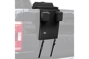 JOYTUTUS Bike Pad for Truck, Wider Truck Bed Single Bike Pad Mat, Anti-Wobble Bicycle Cover Pad Holder, Waterproof Bike Blanket for Truck Compatible with F150 F250 F350 Silverado Sierra Ram Tundra