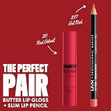 NYX Professional Makeup Butter Lip Gloss Red Velvet lip gloss view 4