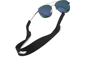 Pilotfish Neoprene Eyewear Retainer Sunglasses Strap - Premium, Lightweight, Perfect Size for Men & Women