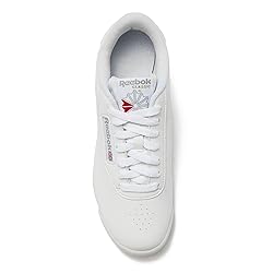 Reebok womens Princess Running Shoe, White/Gum, 7.5