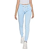 esstive Women's Ultra Soft Fleece Basic Midweight Casual Solid Jogger Pants