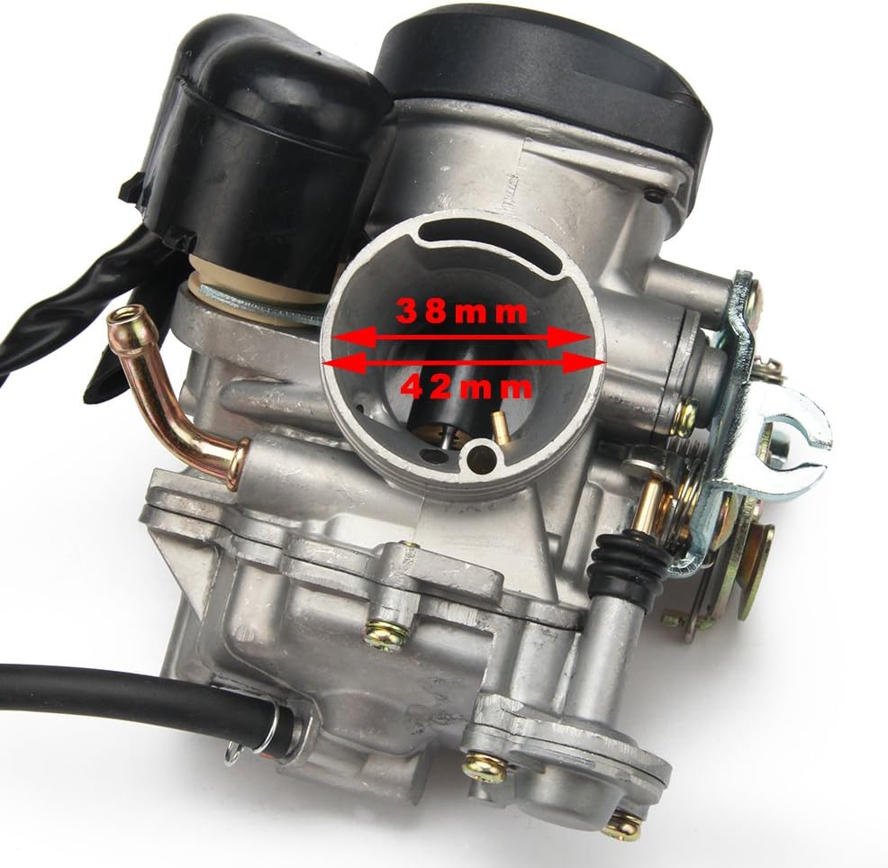 JFG RACING 26mm CVK26 Carb Carburetor Replace kei hin For ATV Scooter GY6 150cc 200cc 250cc Motorcycle Scooter - Image 4