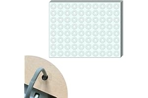 TOWNSTIX 3200 Pieces - Clear Hole Punch Reinforcement Stickers, Paper Binder Protector Labels for Hole-Punched Pages