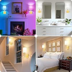 14.5 Inch Wall Sconces Battery Operated Set of