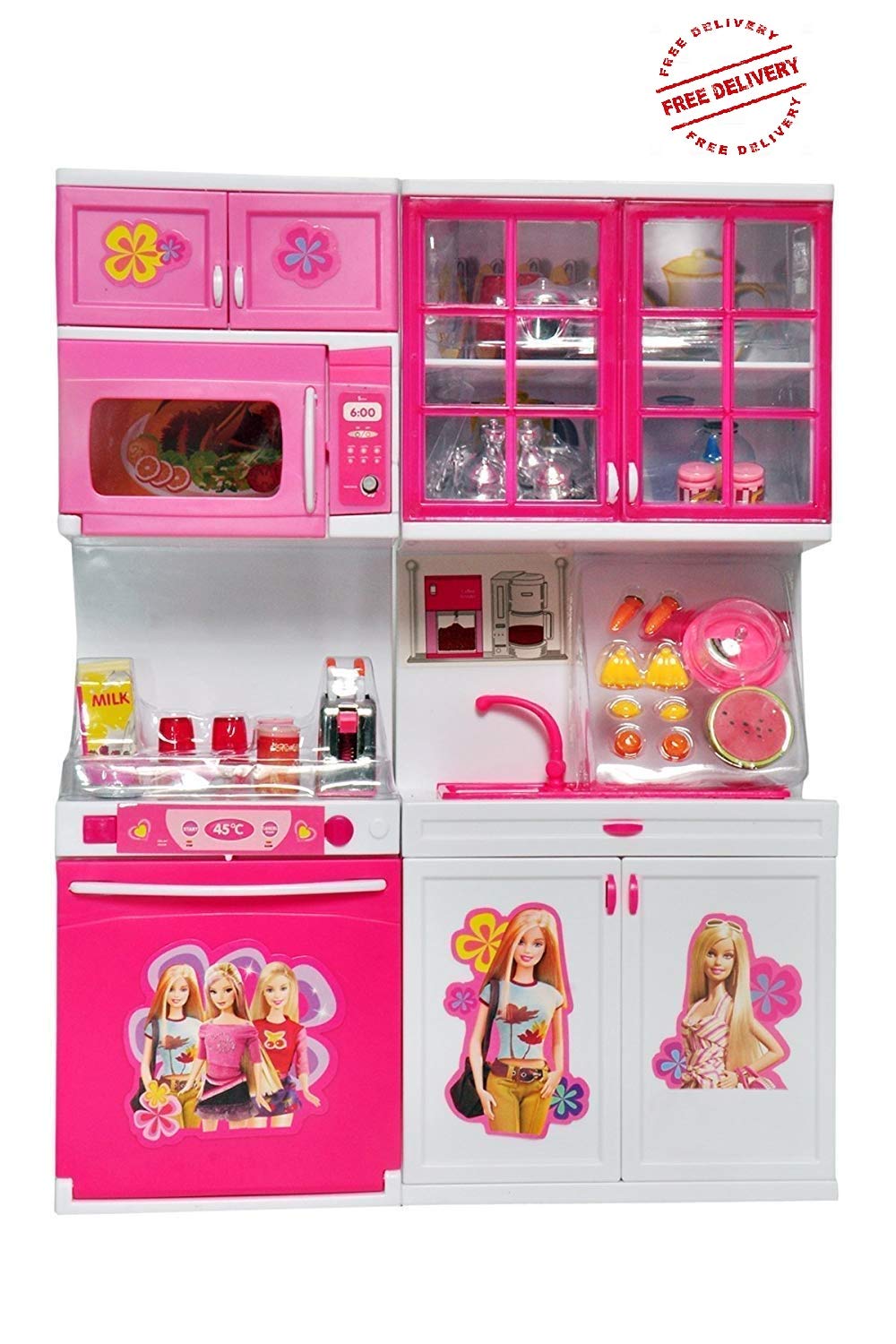 barbie girl kitchen set