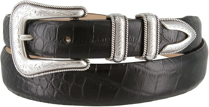 designer silver belt