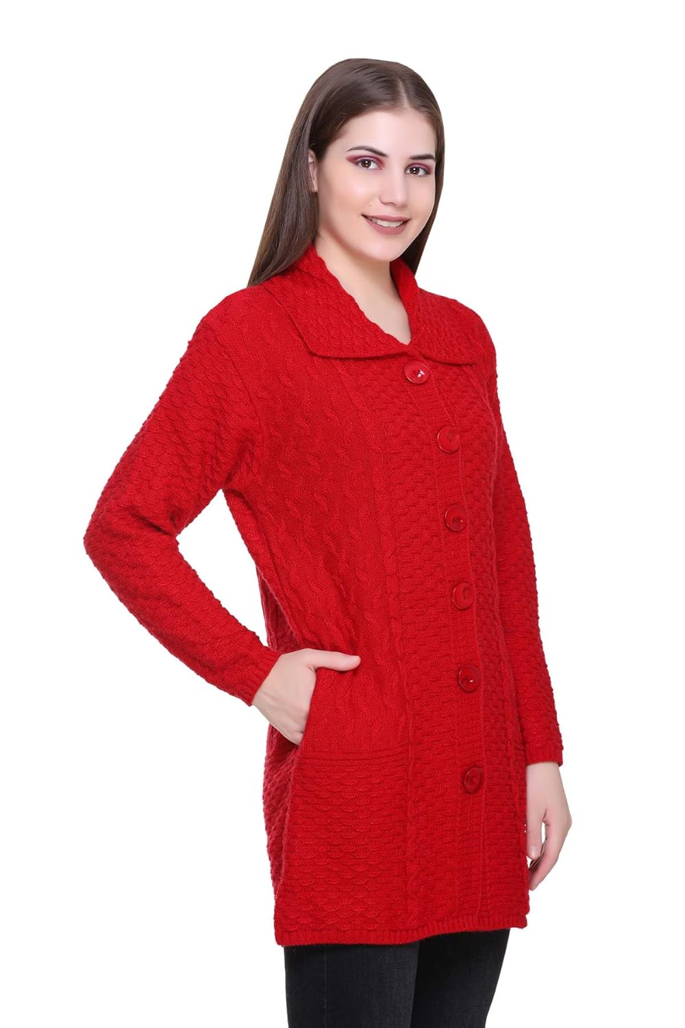zoravie women's winter woolen coat