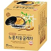 SONGWON Premium Nurungji Kudzu Tea – 100% Korean Toasted Rice & Kudzu Root Tea, Nutty & Savory Flavor_40 Tea Bags (1.5g Each)