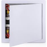 PNKKODW Access Panel 12x12 inch, Wall &amp; Ceiling Access Door for Plumbing | Lightweight Yet Durable Plastic Construction with Smooth White Finish. Easy to Install with a Clean Built-In Appearance
