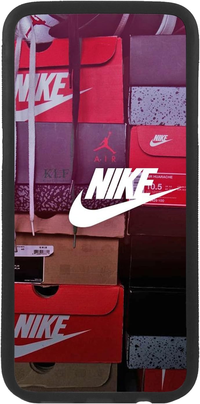 Cover case for Mobile Logo Nike Shoes Boxes Compatible with iPhone X