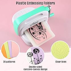 Mumufy 20 Pcs Embossing Folders for Card Making