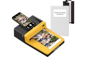 KODAK Dock ERA 4PASS Instant Photo Printer (4x6) (Instant Photo Printer + 10 Sheets)