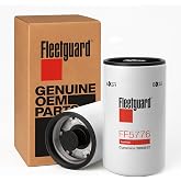 Fleetguard FF5776 Fuel Filter for Cummins ISX 15 engine - Genuine OEM Replacement secondary filter for 2010-2019 Cummins ISX - 1 pack