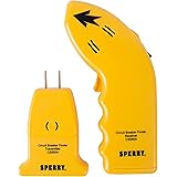 Sperry Instruments CS550A Circuit Breaker Finder, Quickly Locate AC Circuits/Fuses, Visual LED, Plug Style Transmitter/Auto-S