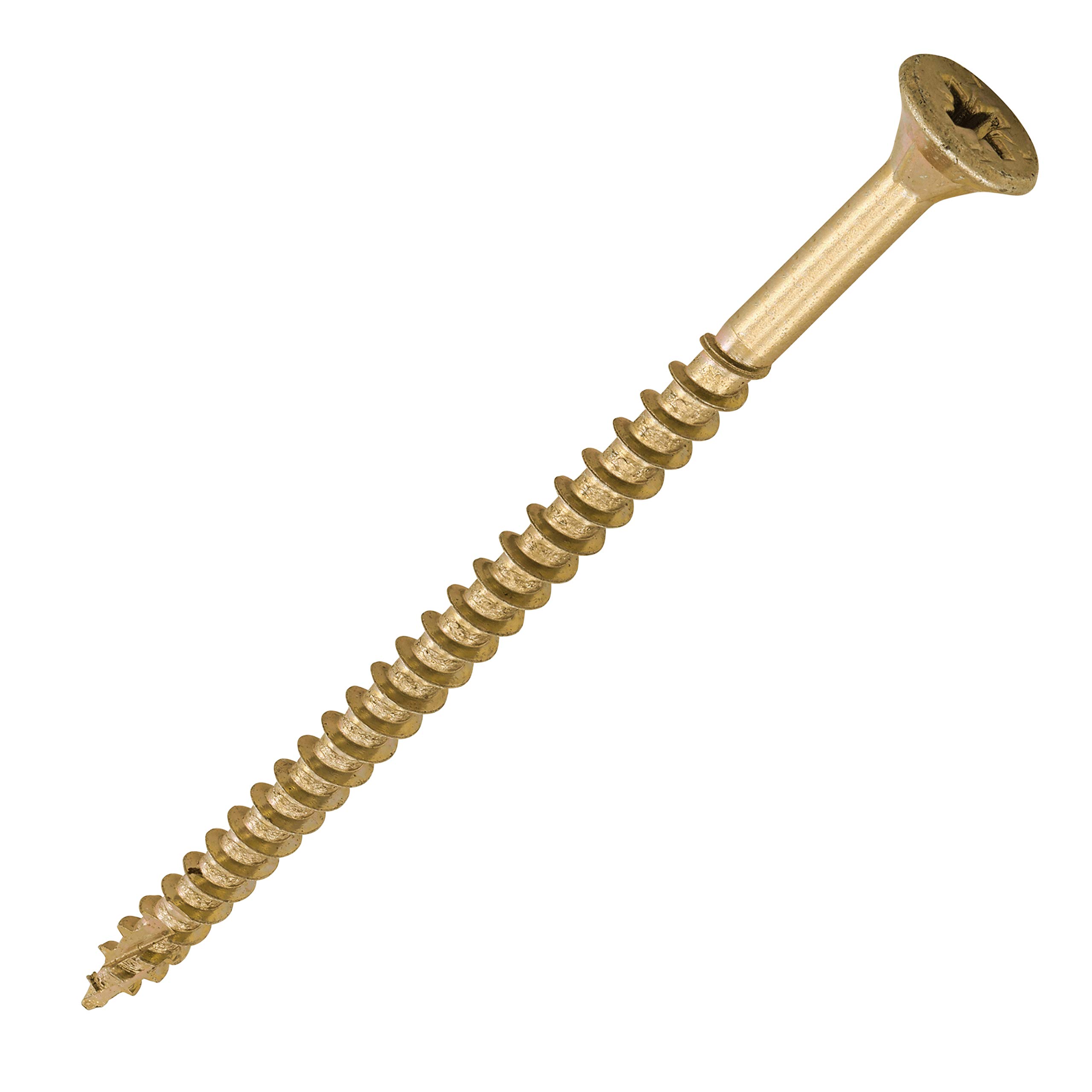 TIMCO C2 Strong-Fix Multi-Purpose Premium Countersunk Gold Woodscrews - 5.0 x 90 - Box of 100