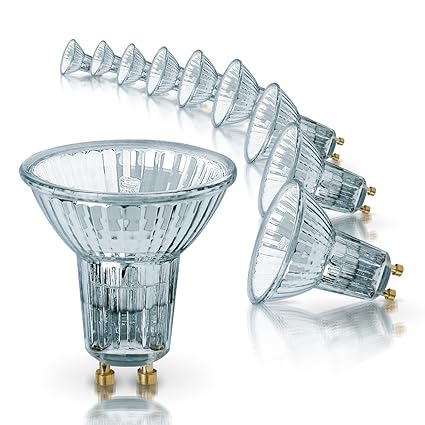 Osram Halogen-Reflektor, Halopar, GU10-Sockel, Dimmbar, 50 Watt, 35° Abstrahlwinkel, Warmweiß, 10er Pack
