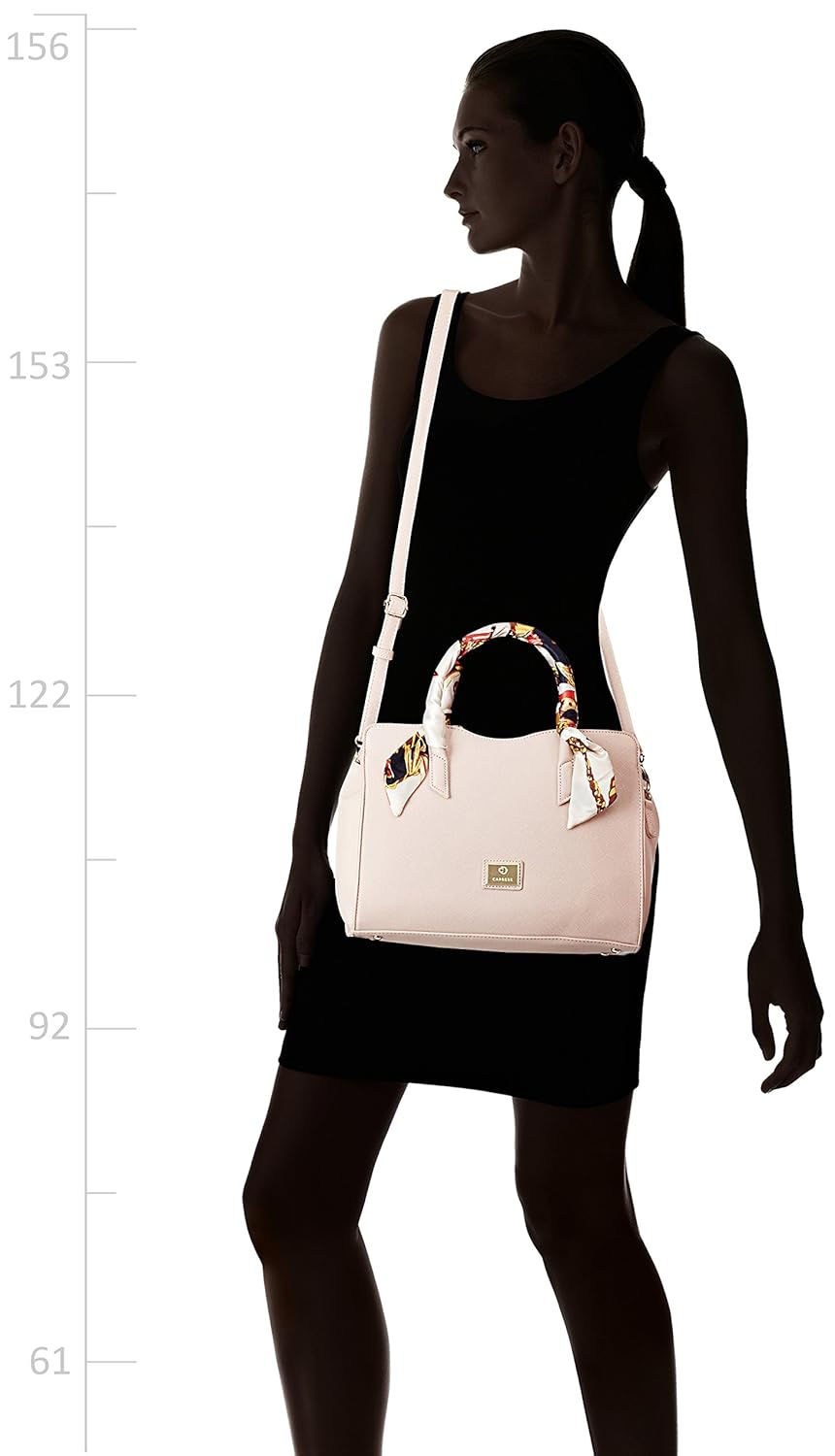 caprese joleen women's satchel (blush pink)