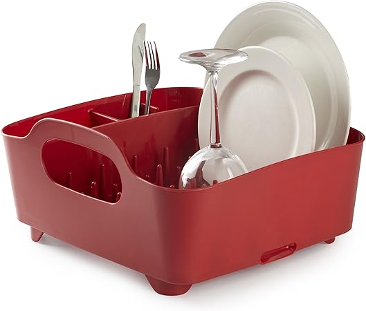 red dish rack amazon