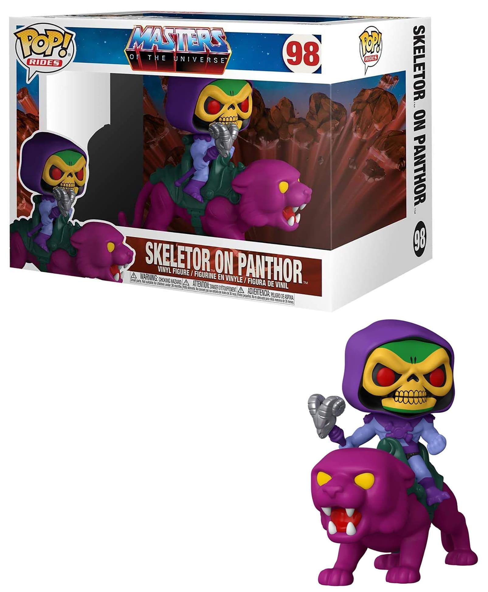 Funko POP! Ride: Masters Of the Universe-Skeletor on Panthor - Collectable Vinyl Figure - Gift Idea - Official Merchandise - Toys for Kids & Adults - TV Fans - Model Figure for Collectors and Display