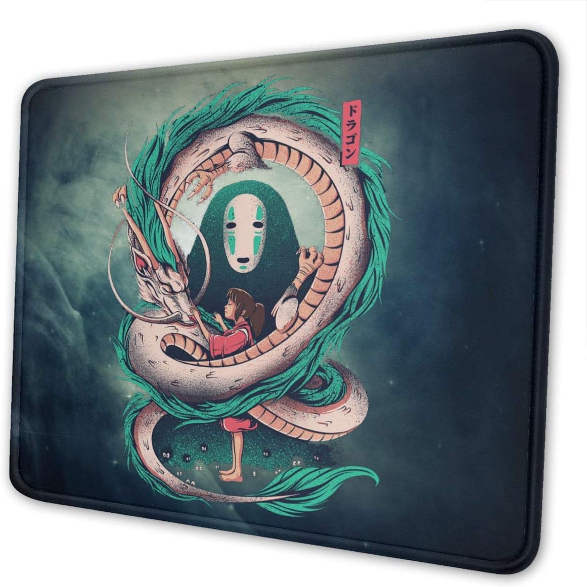 Non-Slip Rubber Gaming Mouse Pad Spirited Away Art Studio Ghibli Rectangle Mousepad for Laptop Computer & PC 7 X 8.6 in
