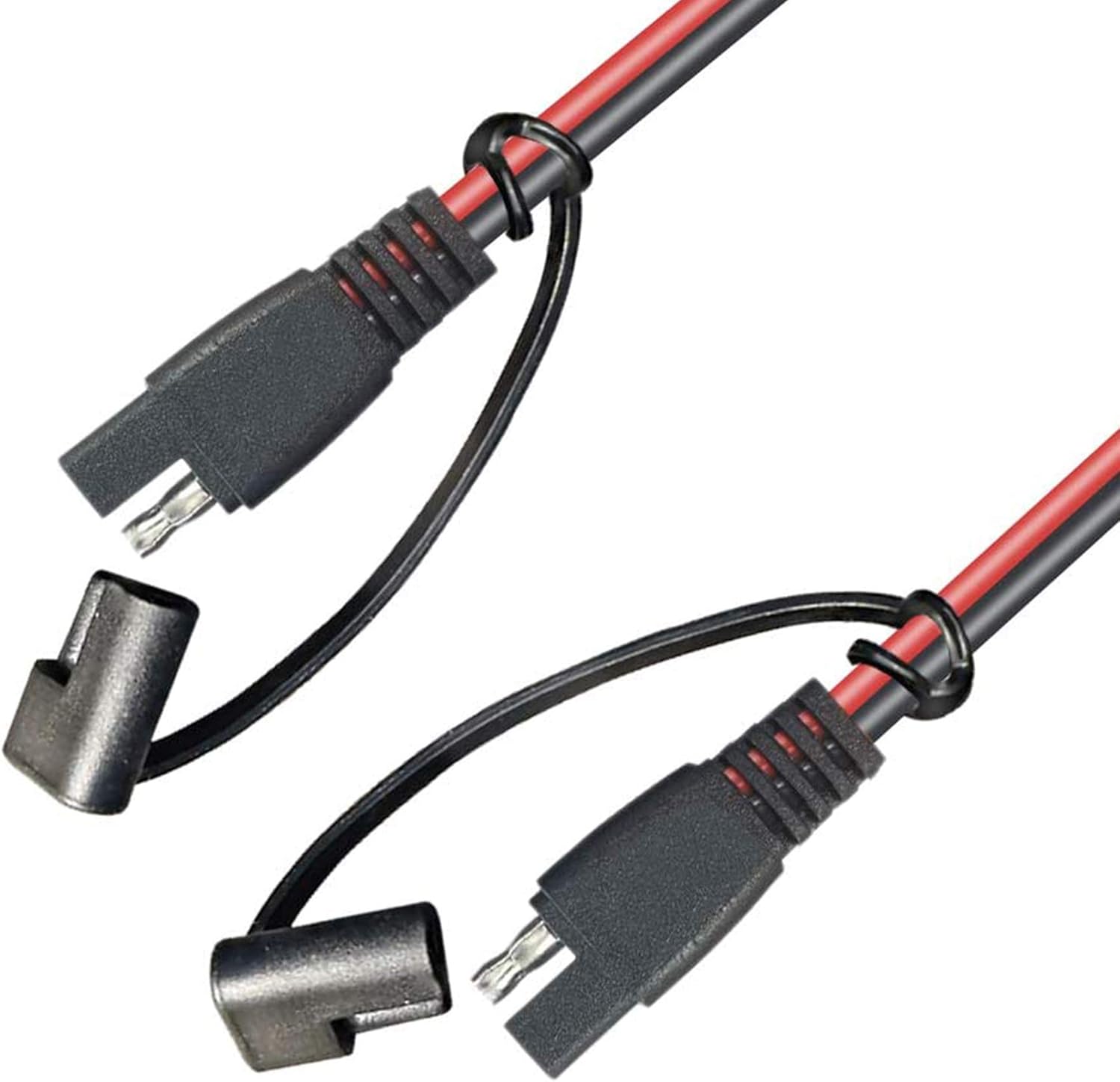 POWISER 25Feet SAE to SAE Extension Cable Quick Disconnect Connector 16AWG, for Automotive, Solar Panel Panel SAE Plug(25FT(16AWG)) : Garden & Outdoor