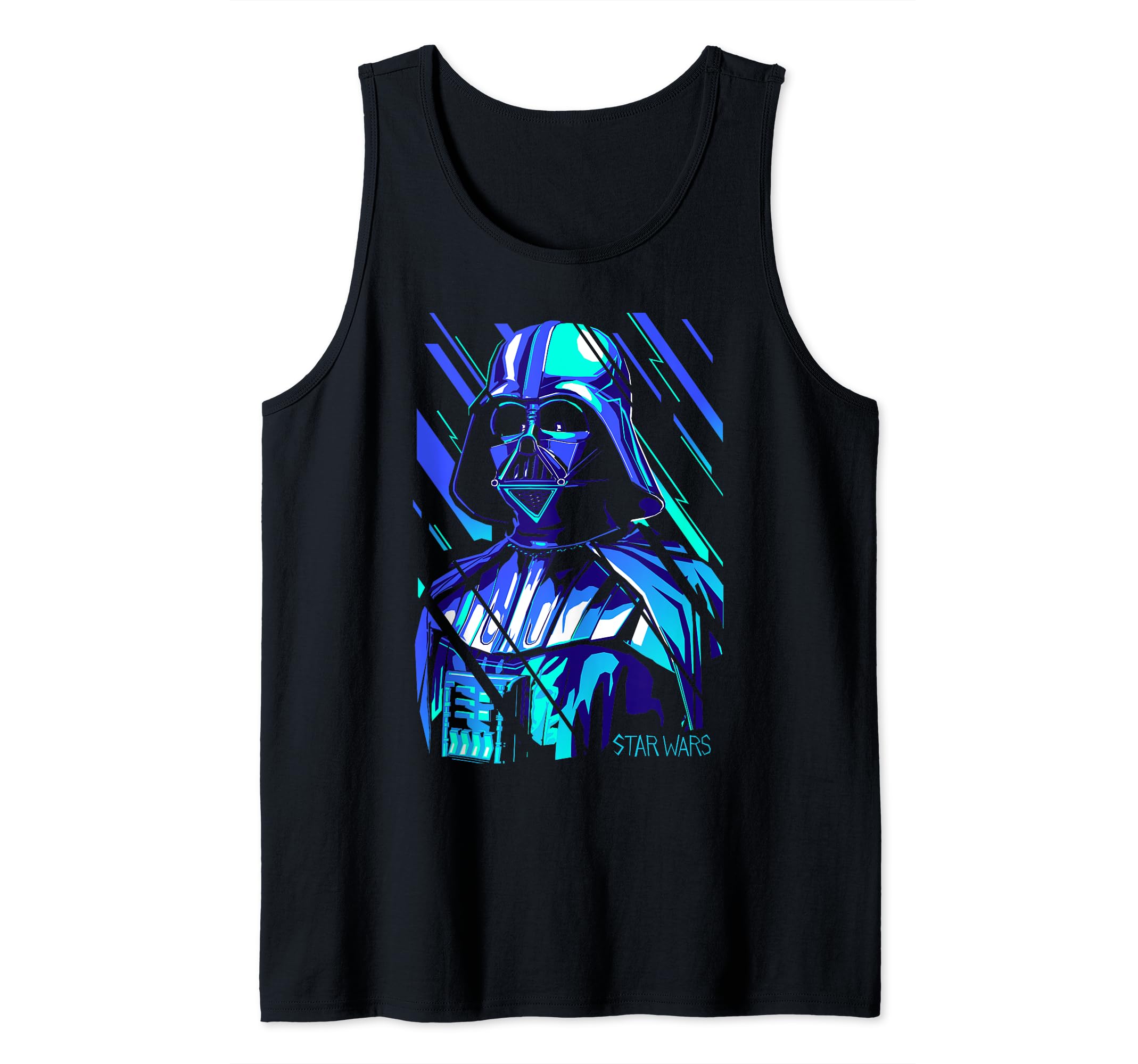 Star Wars Darth Vader Idling In The Matrix Laser-Light Show Tank Top