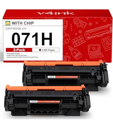 071H CRG-071H CRG071H ( 071 CRG 071 CRG-071 ) Compatible Toner Cartridge [ 2500 Pages] for Canon i-SENSYS LBP122 LBP122dw LBP120 Series MF270 Series Printers GreenPrint (Black