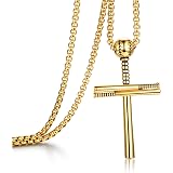Stainless Steel Cross Pendant Necklace 
