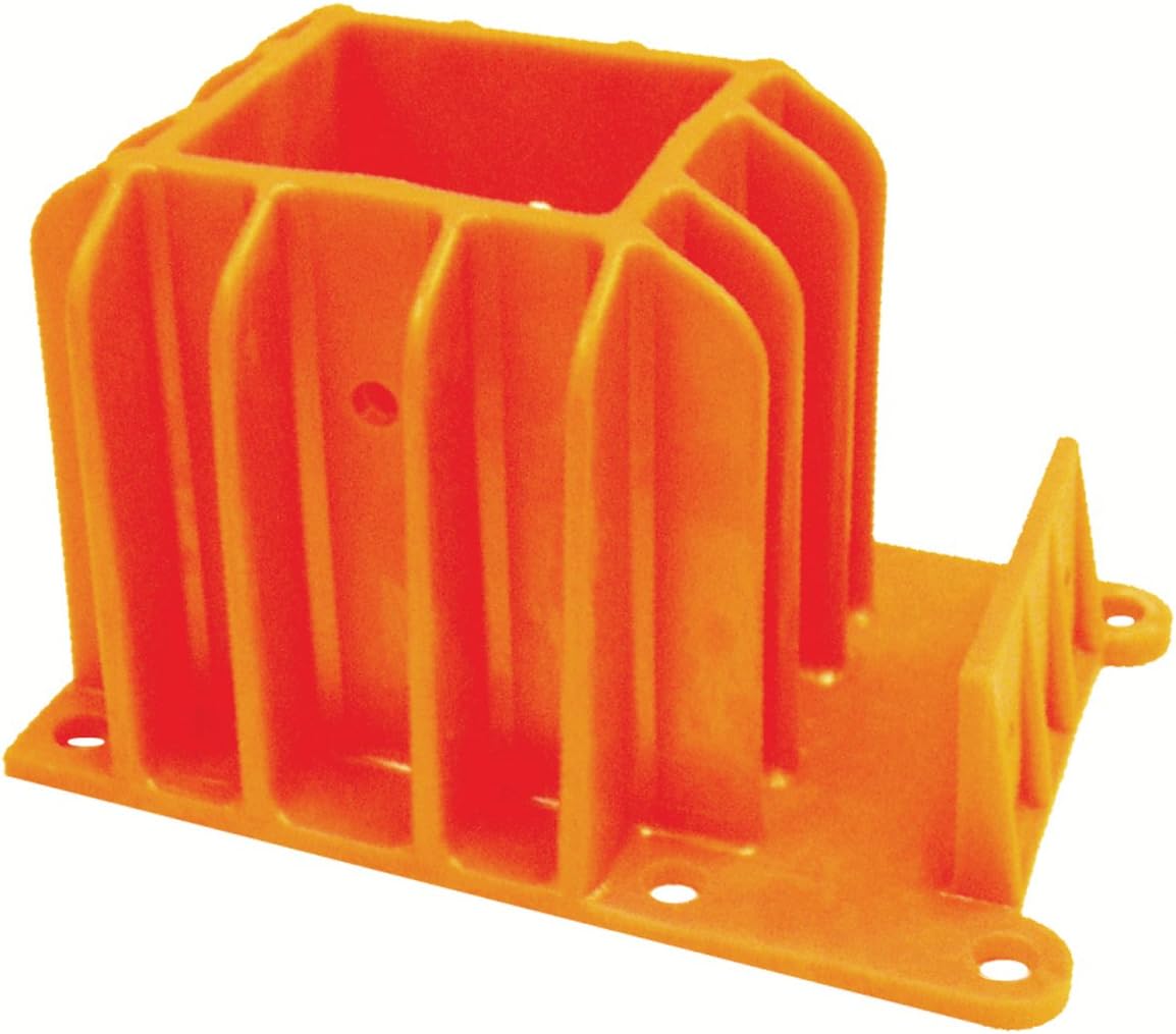 Guardian Fall Protection15188 Angel Guardrail Boot - 1 lbs. High Strength Plastic, Angel Boot for Wood, Metal, and Concrete Subtrates