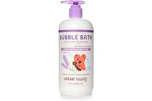 Little Twig Bubble Bath, Baby Bath Essential with Natural Plant Derived Formula, Vegan, Gluten-Free, Paraben-Free, Calming Lavender Scent, 17 fl. oz