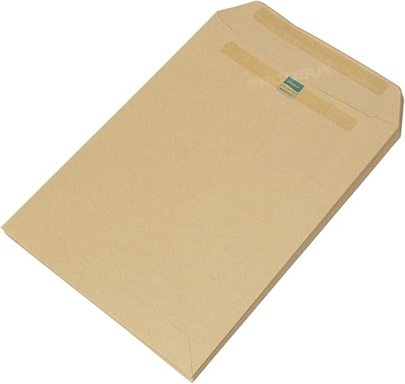 Box of 500 C5 Envelopes Manilla Plain 115gsm Self Seal Strong A5 Brown