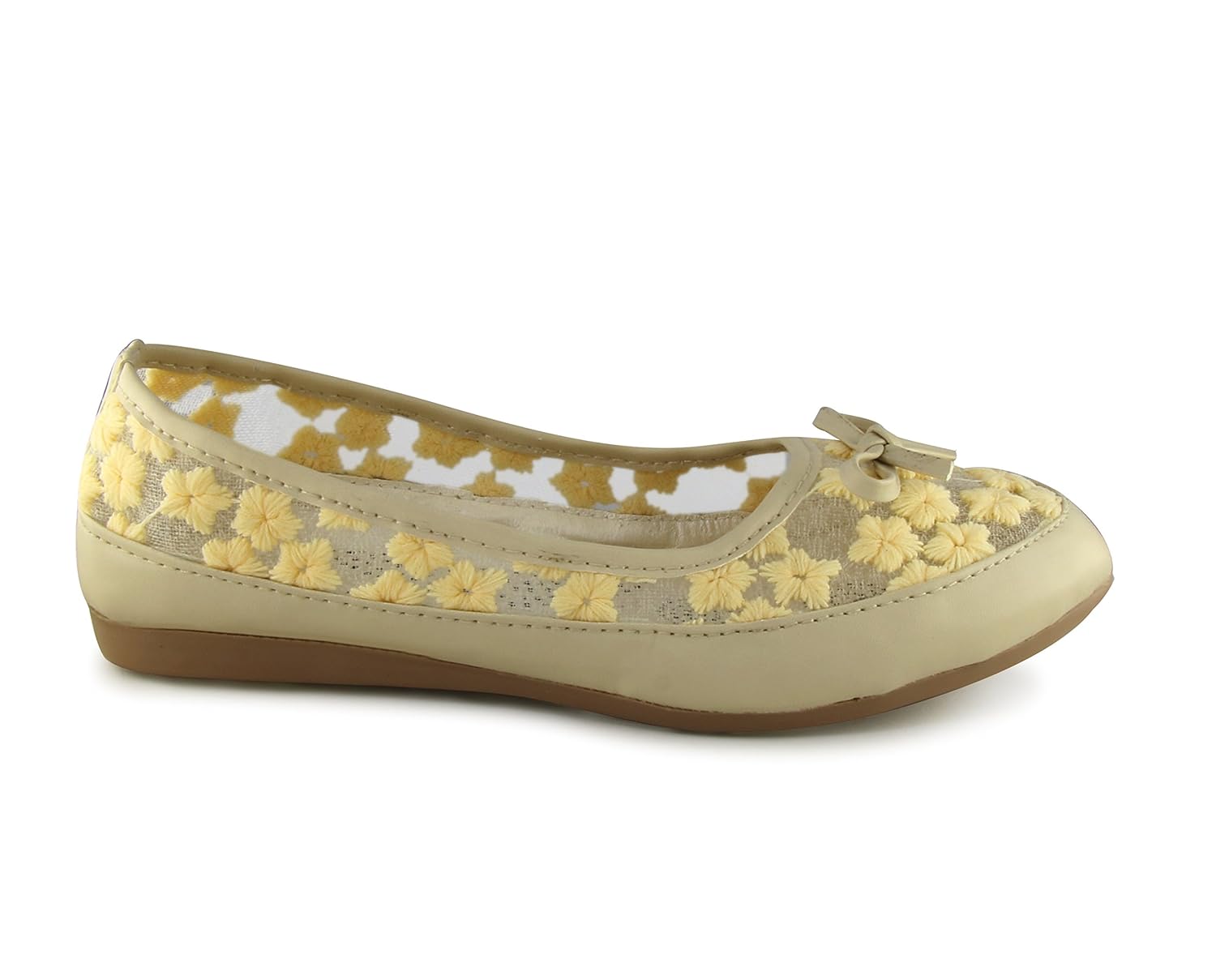 a&s women's multicolour synthetic ballerinas